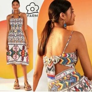 FARM Rio Amulet midi Dress